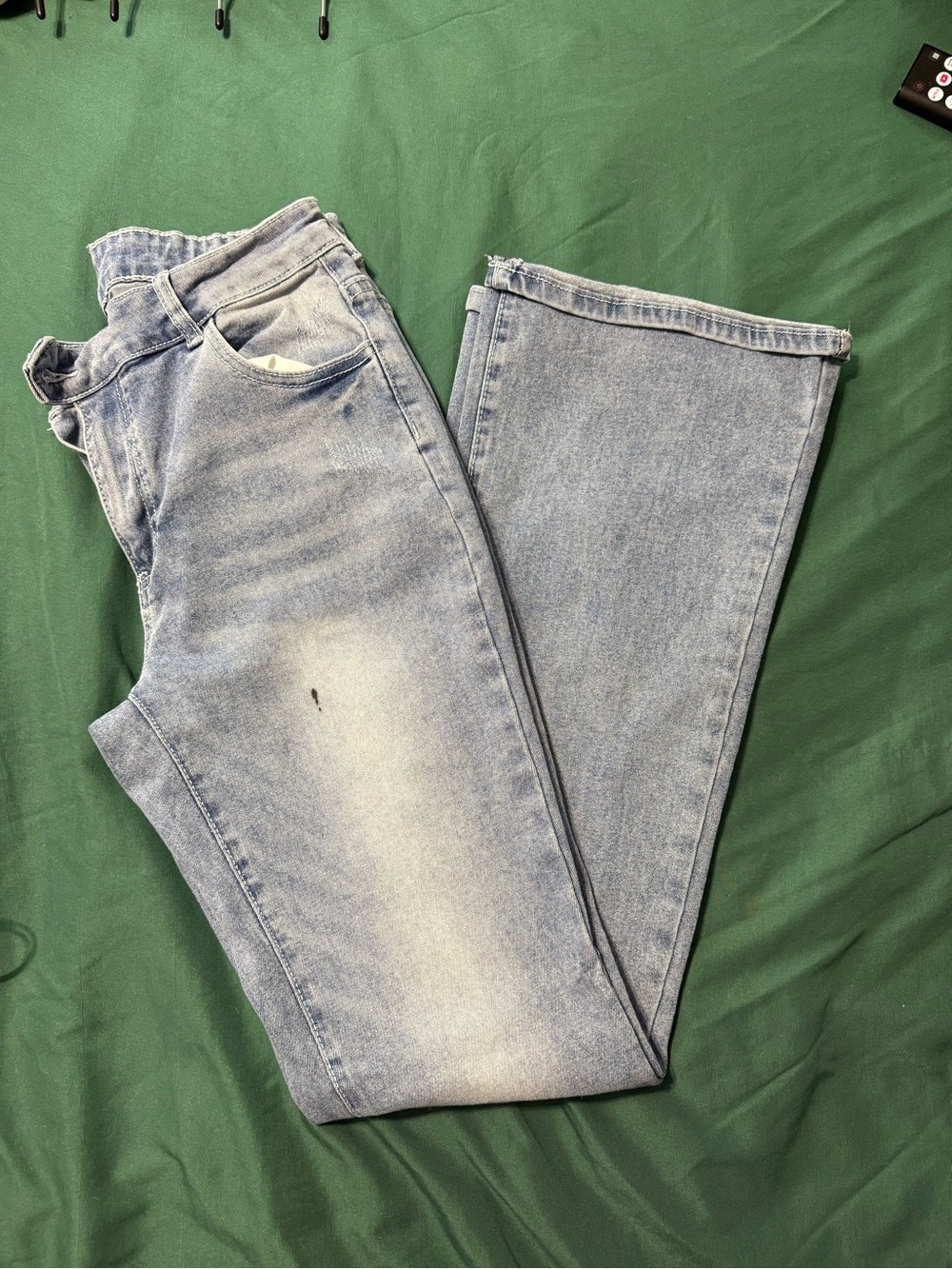 SHEIN Light Wash Boot Cut Jeans